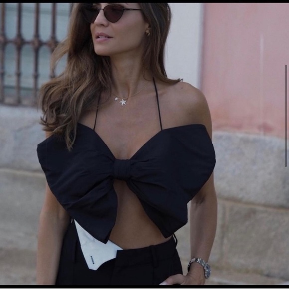 Zara Bandeau Bow Top Limited Edition - Picture 10 of 15